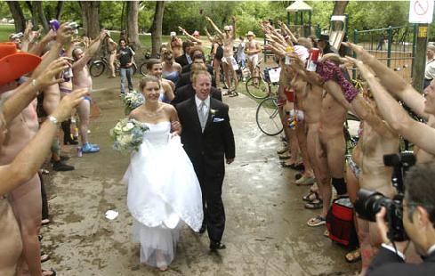 Nude Wedding Party 43