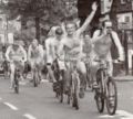2008 WNBR Sheffield photo from The Star, page 12, Tuesday 10th June 2008 "29 naked cyclists stun onlookers" article written by Tony Belshaw.jpg