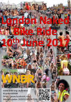 WNBR London 2017 flyer with link to FaceBook page