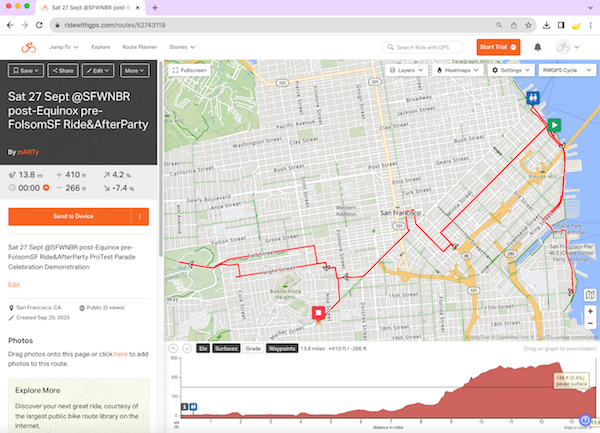 @SFWNBR A Main 13.8 miles Route Map.png